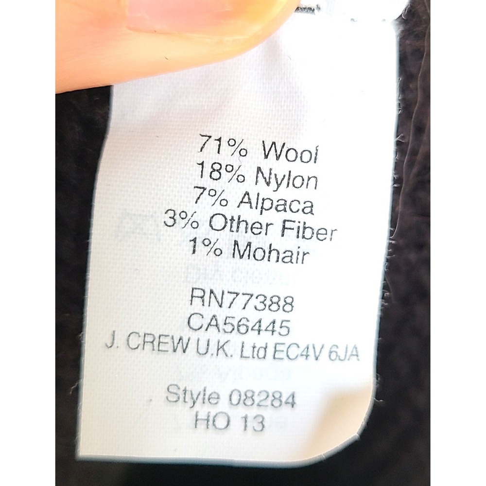 Madewell Wool Blend Fair‎ Isle Scandinavian Sweater MEDIUM Scandi Black Tan M - Picture 5 of 7